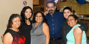 A GoFundMe account has been set up for the Cisneros family to help pay for medical and funeral expenses for Willie Cisneros (center) after he lost his battle with colon cancer on Thursday.
