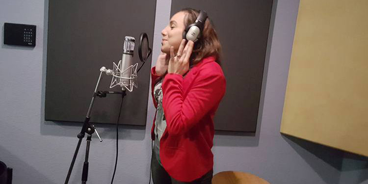Savannah Votion is in the studio working on new music with her new record label, Michael Salgado's Zurdo Records. (Facebook photo)