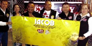 R Communications in McAllen held a prayer vigil for Jacob Turner of Siggno. (Facebook)