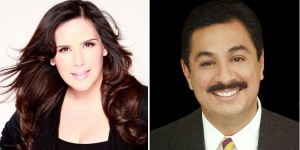 Angelic Vale and Rudy Trevino will return as hosts of 2016 Fiesta De La Flor. (Facebook photos)