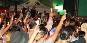 Fans and Tejano Stars celebrate life and music at vigil in San Antonio, Texas on May 20, 2016. (Mingo Mariano / TejanoNation)