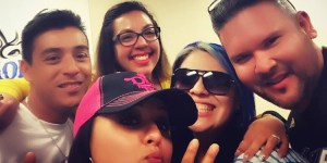 Sevy Contreras, Shelly Lares, Crystal Torres, Mousie Cervantes and Mingo Mariano at Slack Monster Studios on May 10, 2016. (Facebook)
