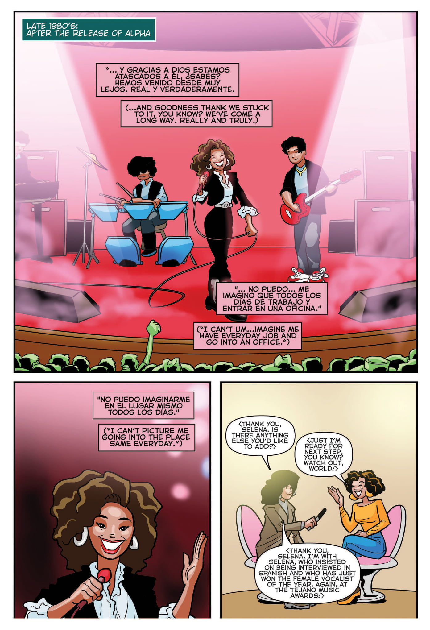 Latin icon Selena Quintanilla comic book biography expanded for her