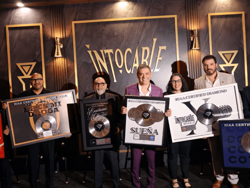 Intocable Earns Six RIAA Diamante Certifications Following Historic Hollywood Walk of Fame&nbsp;Honor